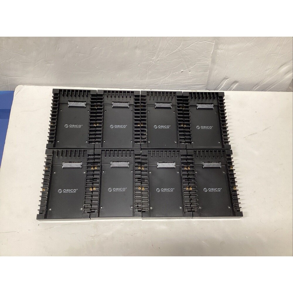 orico 2.5” SSD sata to 3.5” hard drive adapter lot of 8